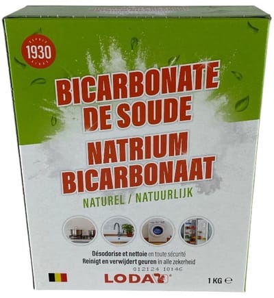 Loda natrium bicarbonaat 2X1kg natuurlijk