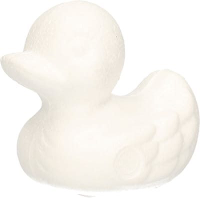 Rayher hobby materialen - Piepschuim dieren figuren - eendjes - wit - 7 cm - zelf schilderen