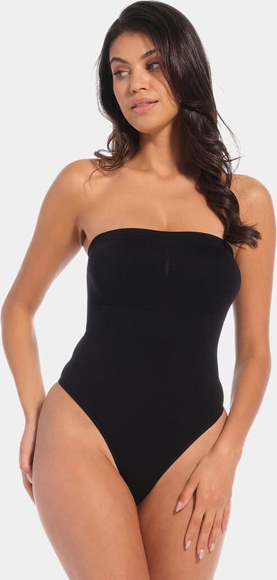 MAGIC Bodyfashion Bandeau Thong Body Corrigerend ondergoed - Black - Maat XL
