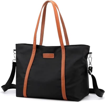 Draagtas voor Dames - Nylon Laptop Schoudertas - Grote Capaciteit en Waterdicht - Ideaal voor Reizen en Werk