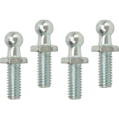 4 stuks 10mm kogelbouten 516?18 Draad Hoge Hardheid Robuust Stabiel Kogelbouten Ringen Kit voor Gereedschap 1/2in