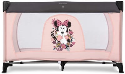 Thuys – Campingbedje Baby – Reisbedjes – Klamboe – 128cm x 76cm x 69cm – Lichtroze