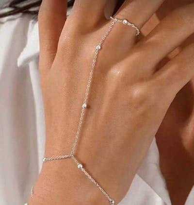 Stainless steel Handsieraad - handketting - roestvrij staal - statement armband - all Around Bracelet - all over bracelet - mystic armband - gecombineerde armband - bracelets - iconic - armband - armband dames - moederdag - initial Handketting