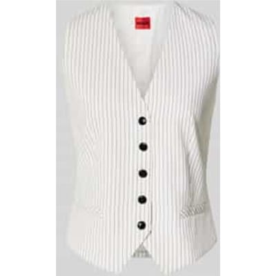 regular fit bodywarmer met streepmotief model 'AUMARE'