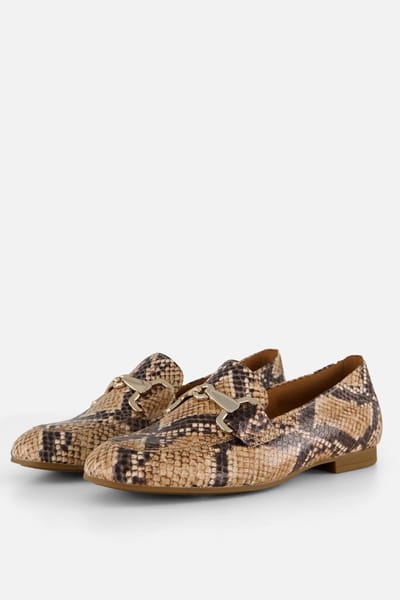 Gabor Loafers Python beige - Maat 4