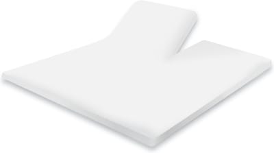 Eleganzzz Splittopper Hoeslaken Katoen Perkal - Wit - 160x200cm - Split Enkel - Single Split Topper - Hoeslakens - Tweepersoons