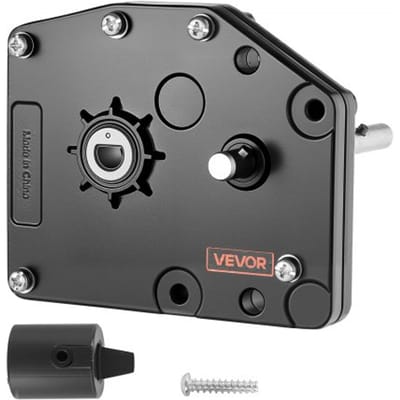 VEVOR RV Fifth Wheel Landing Gear 276602, stalen versnellingsbak met universele bevestiging, voor Lippert Venture, Atwood, Stromberg Carlson Landing Gear Systems, vervangt LG-179015, in hoogte verstelbaar, zwart