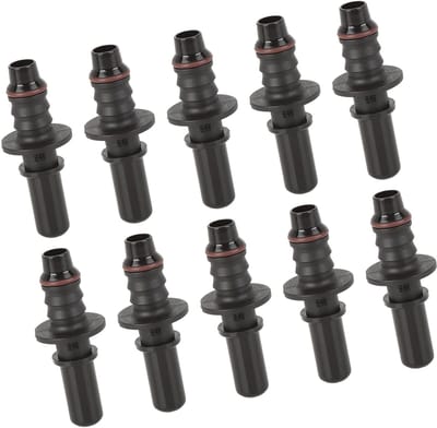 Dailygoods- Brandstofleidingslang 10 Stuks - Snelkoppeling 9,49 mm - Hoogwaardige Materialen - Eenvoudig te Installeren - Compatibel met Brandstof/Gas - Duurzaam Gebruik - Brandstofslang