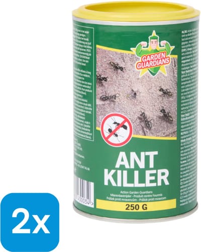 Mierenpoeder - Mieren - Bestrijden - 2 x 250 Gram - Voordeel - Mierengif - Tegen Mieren - Ongediertewering - Oplosbaar - Mierenbestrijding
