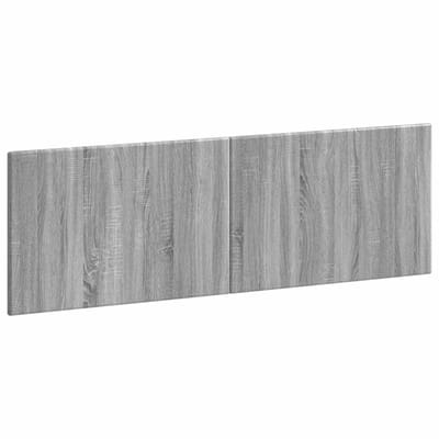 vidaXL - Wandgemonteerd - Hoofdbord - BREDA - Grijs - Sonoma - Bewerkt - hout