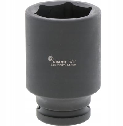 Lange Slagdoppen 3/4" 41 mm DIN 3129 - Kwaliteit van Granit