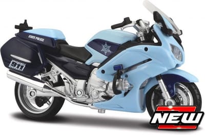 Maisto Yamaha Fjr 1300 - Modelauto - Schaal 1:18 - Licht Blauw/Blauw