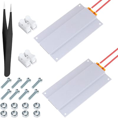 Verwarmingsplaat 400W met Lichtstrips voor Solderen en Repareren - Constant Temperatuur tot 260℃, 2 Stuks, Ideaal voor Elektronica en Chipverwijdering