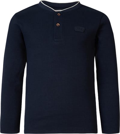 Noppies Boys tee Warrington long sleeve Jongens T-shirt - Dark Sapphire - Maat 128