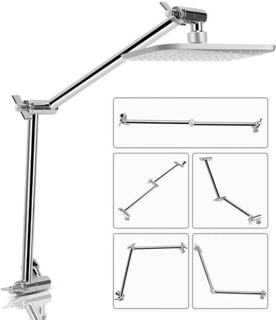 Dailygoods- Douchekopverlenging 46 cm verstelbaar - Doucheverlengarm