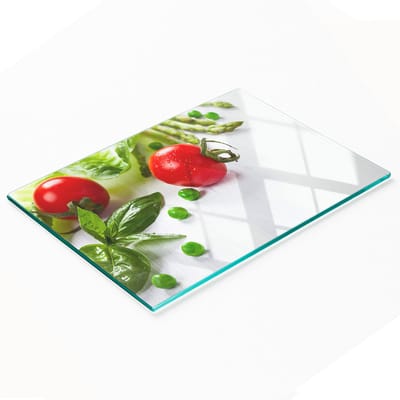 Gehard multifunctioneel decoratief snijplank voor verse groenten 80x52 cm