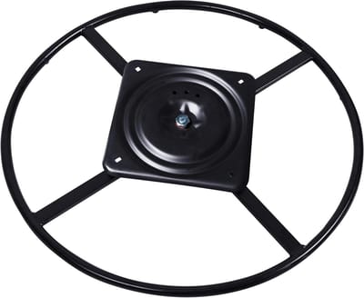 Meubelring Basis - Draaibare Stoelbasis - Stoelen Draaien - 360 Graden Rotatie - 25.5 Inch Basis - Zwart