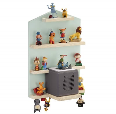 Hama houten rek wandrek hangrek voor Tonie-Box Tonies figuren oplaadstation