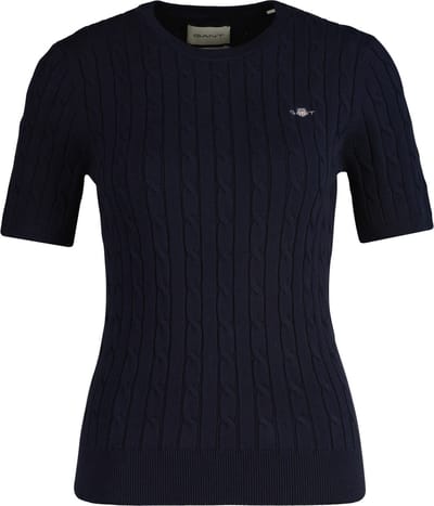 GANT T-shirt STRETCH COTTON CABLE C-NECK Set van 1