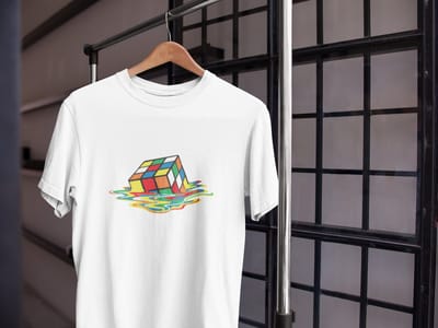 Rubiks cube T-shirt - Wurban Wear | Puzzel shirt | Kubus | Rubiks | Spellen | Kleding | Shirt