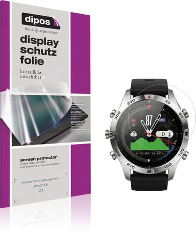 dipos – 6x Beschermfolie geschikt voor MechKit G7 | Krasbestendige & heldere Screenprotector Ultra-Thin
