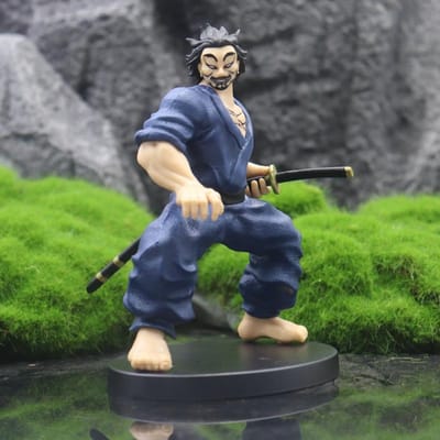 Hoge Kwaliteit Hanma Baki Miyamoto Musashi Model Figuur Speelgoed 15cm no box green