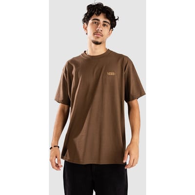 Vans New Left Chest T-shirt Met Korte Mouwen Bruin S Man