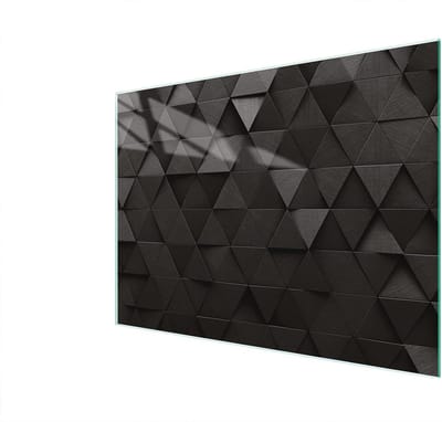 Glazen Plaat - Snijplank Werkblad - Koken Beschermen - Gehard Glas - 30x22 cm - Zwart
