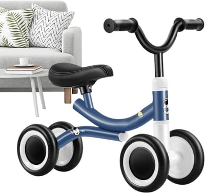 Baby Balance Fiets - Peuter Rijfiets - Balans Ontwikkelen - Stabiel Vierwiel Frame - 51 cm - Niet gespecificeerd