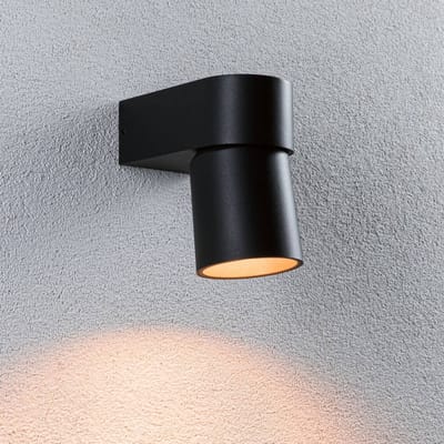 LED-wandarmatuur voor buiten Kimu insectvriendelijk IP44 cilindrisch 80 mm 2200K 7,8W 500lm 230V 70° Antraciet Aluminium