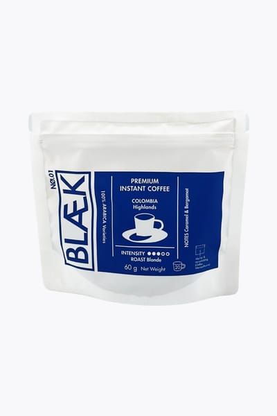 Blaek BLÆK Specialty Instant Coffee No. 1 Blonde Roast 60g
