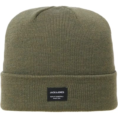 Jack & Jones JACDNA Muts Heren – Gebreide Wintermuts – Dusty Olive