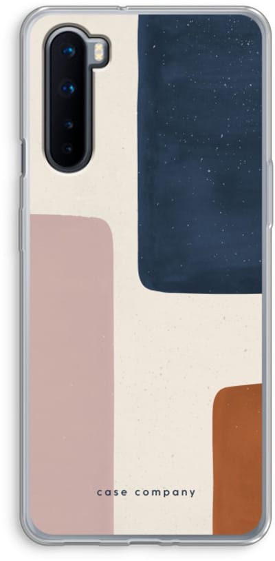 Case Company® - Hoesje geschikt voor OnePlus Nord hoesje - Geo #5 - Soft Cover Telefoonhoesje - Bescherming aan alle Kanten en Schermrand