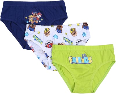 3x kleurrijke jongens slip Paw Patrol 6-7 jaar 122 cm