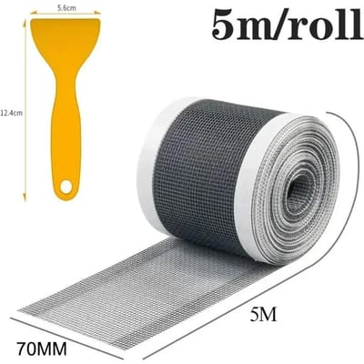 5~100m Découpage Bonde de Douche Attrape-Cheveux Autocollants de Sol Adhésifs Jetables Filtre Crépine d'Évier en Maille Pour Salle de Bain 1 Roll black