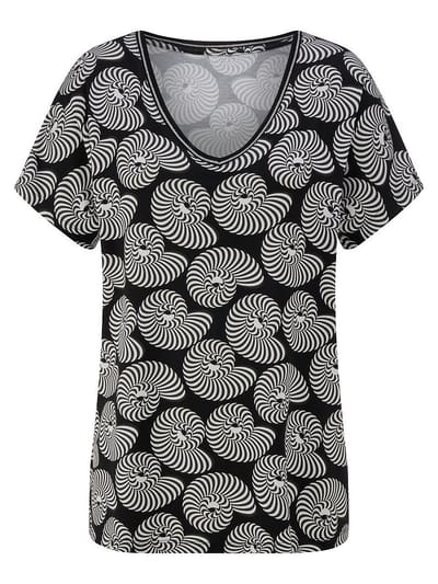 Shirt V-hals Van Emilia Lay multicolour
