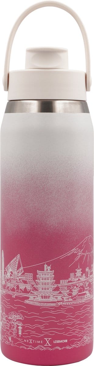 Thermische fles 710ml (24oz)-95% gerecycled roestvrij staal - Cherry Blossom 'Skyline Bottle JPN 24'