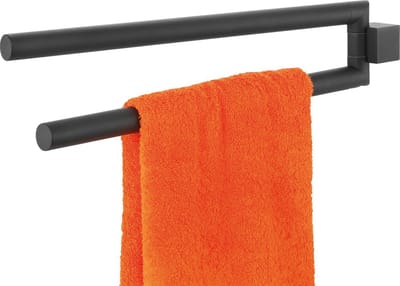 Tiger Nomad Handdoekrek 2-armig - Zwart