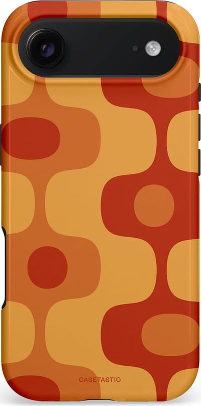 Casetastic hoesje geschikt voor Apple iPhone Air - MagSafe - Dubbellaagse bescherming - Vintage Rust - Fashion Case - Terracotta Goud