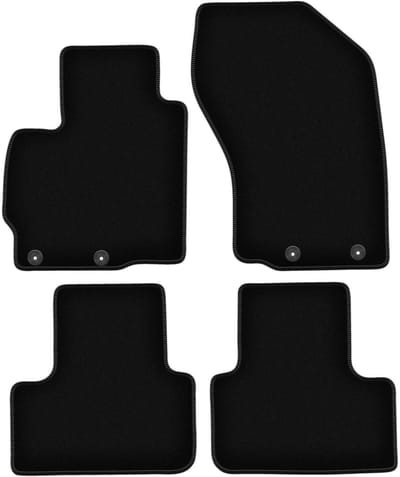 BASIC zwarte veloursmatten voor: Peugeot 4008 crossover (2012-2017)