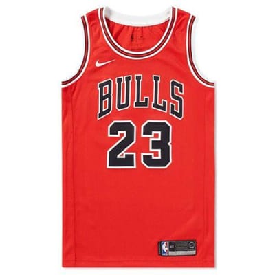 Jordan NBA Icon Edition Swingman Jersey Chicago Bulls Nr. 23 Basketbal Tanktop Heren Tops Rood AO2915-657 2XL black