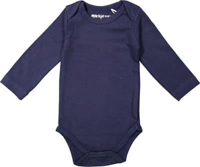 Dirkje Basic romper lange mouw navy maat 50/56