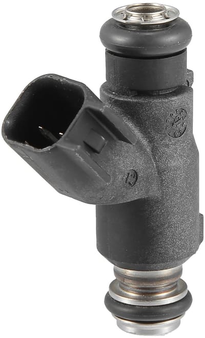JHUBERS- Brandstofinjector Directe Vervanging - Injector Reiniger - 2 Pinnen - Metaal/Kunststof - DC 12V - Afmetingen 3.6x1.8x5.5cm