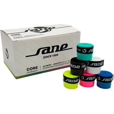 Sane Padel Core Smooth Padel Overgrip 45 Eenheden Veelkleurig