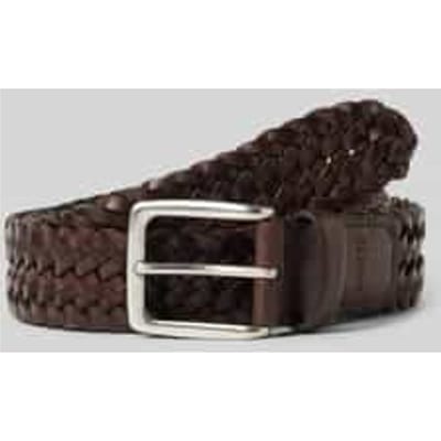 Leren riem in gevlochten look, model 'ALBANY'