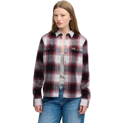 Langarmhemd aus karierter Flanell für vrouwen Superdry