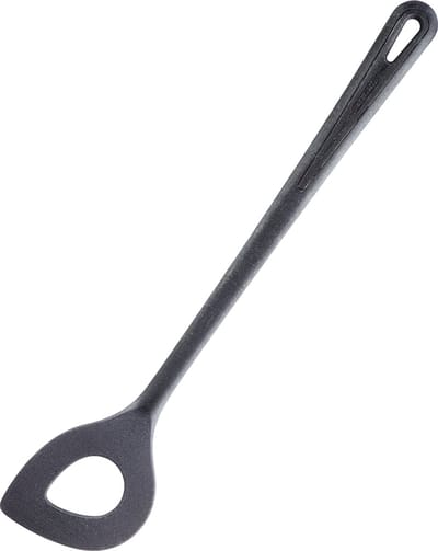 Westmark Spitse roerlepel met gat, lengte: 30 cm, Gentle, zwart, 28872270