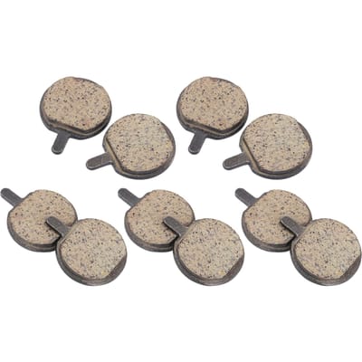 5 paires de plaquettes de frein à disque de rechange en résine semi-métallique pour vélo de montagne beige