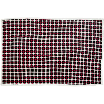 Trespass Vallon Sherpa Deken (Rood/zwart/wit)