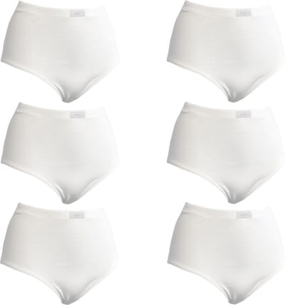 Racky Dames Maxi Slip 6Pack Wit